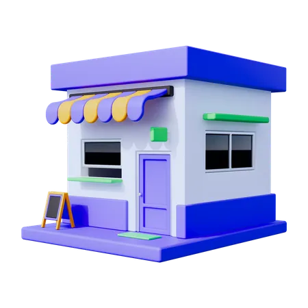 Tienda de negocios  3D Icon