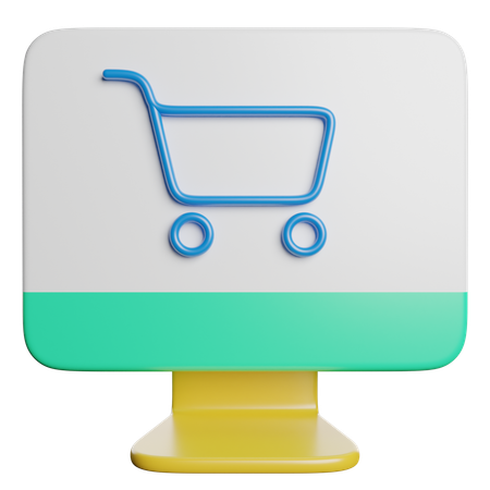 Tienda online  3D Icon