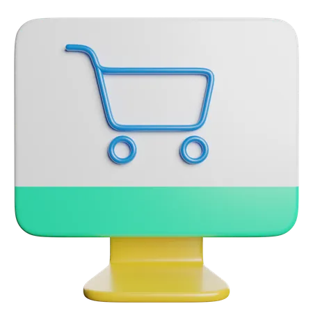 Tienda online  3D Icon