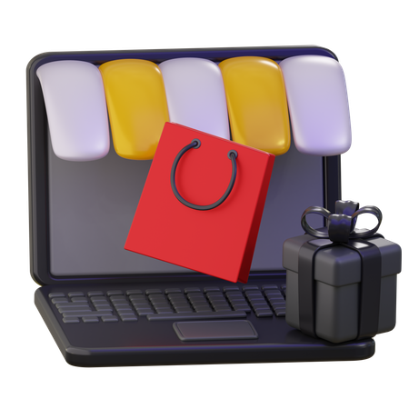 Tienda online  3D Icon