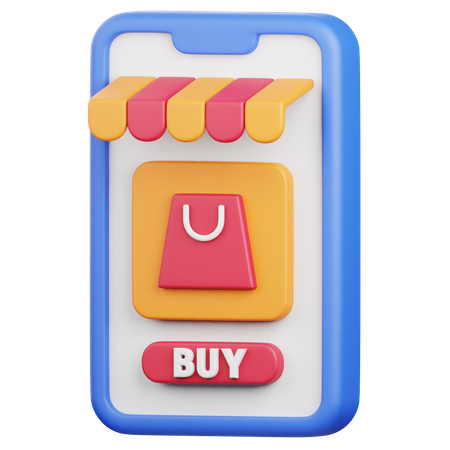 Tienda online  3D Icon