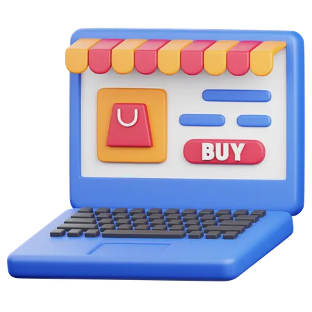 Tienda online  3D Icon