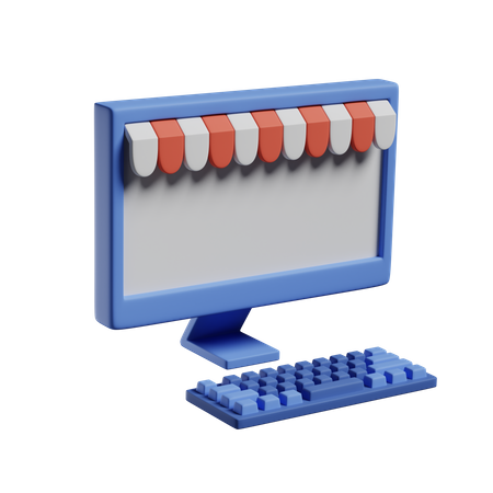 Tienda online  3D Icon