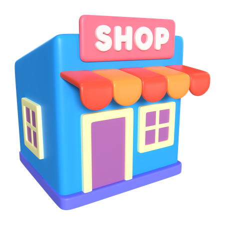 Tienda online  3D Icon