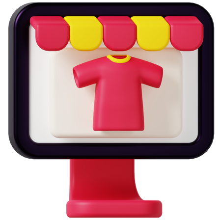 Tienda online  3D Icon