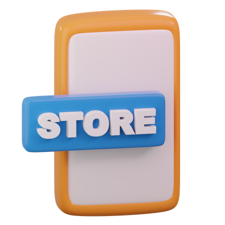 Tienda online  3D Icon