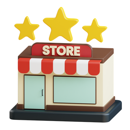 Tienda de ratas  3D Icon