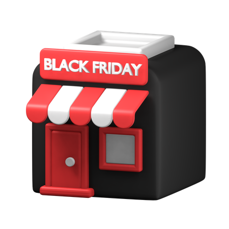 Tienda de viernes negro  3D Icon