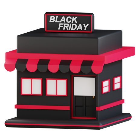 Tienda de viernes negro  3D Icon