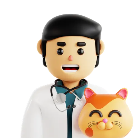 Tierarzt  3D Icon