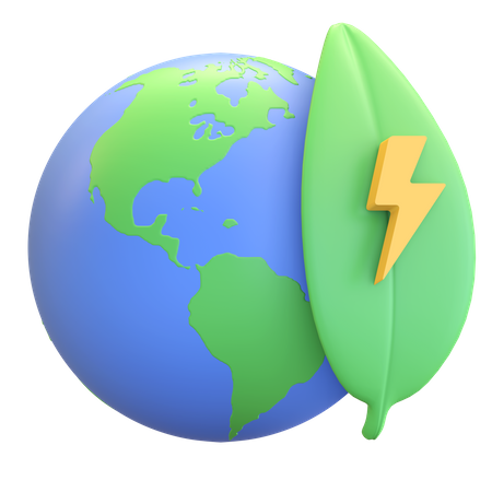 Tierra ecologica  3D Icon