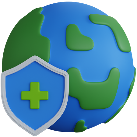 Tierra shiled  3D Icon