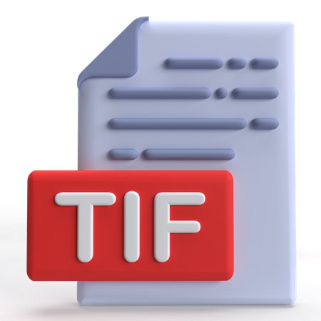 Tif-Datei  3D Icon