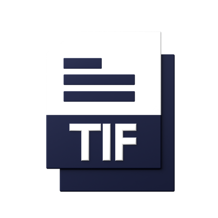 Tif-Datei  3D Icon