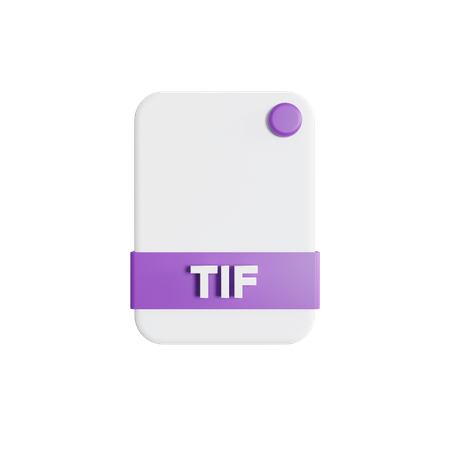 Tif-Datei  3D Icon