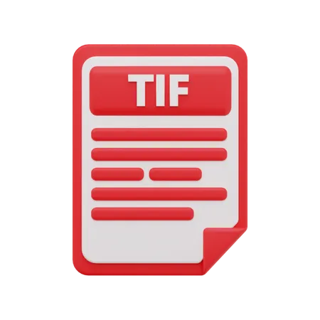 Tif-Datei  3D Icon