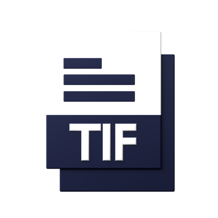 TIF File  3D Icon