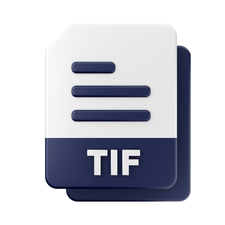 TIF File  3D Icon