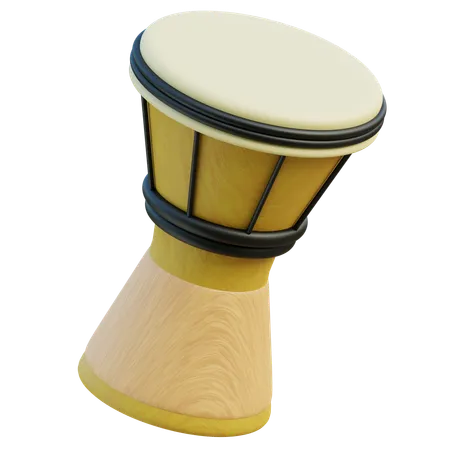 3 D Rendering Of A Tifa A Traditional Drum From Eastern Indonesia With A Conical Body And Taut Animal Skin Head 3D Icon
