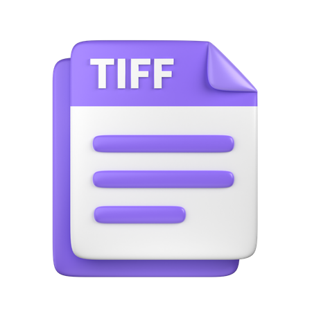 TIFF-Datei  3D Icon