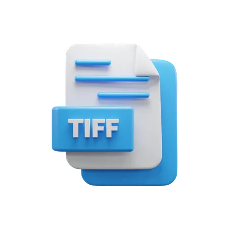 Tiff File  3D Icon