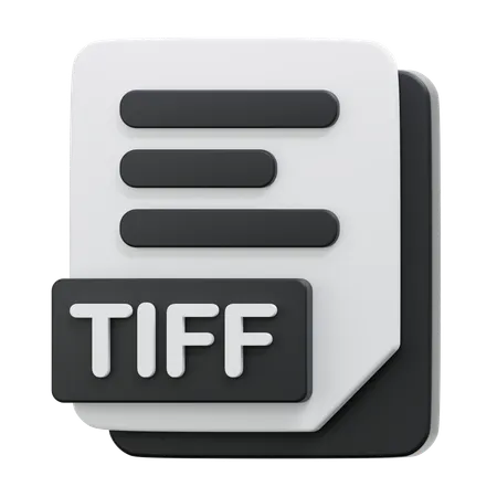 TIFF FILE  3D Icon
