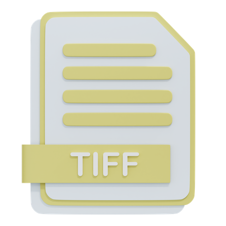 TIFF File  3D Icon