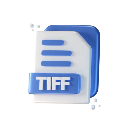 Tiff File 3D Icon