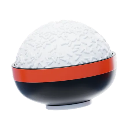 Tigela de arroz  3D Icon