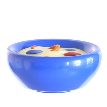 Tigela de cereais  3D Icon
