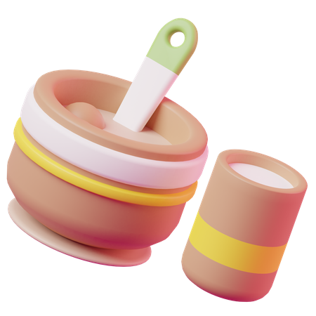 Tigela de comida  3D Icon