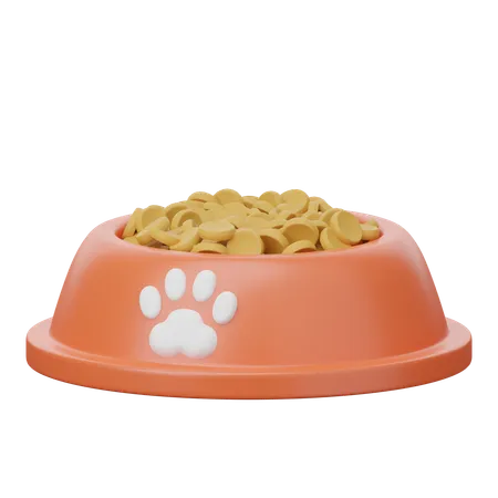 Tigela de comida para animais de estimação  3D Icon