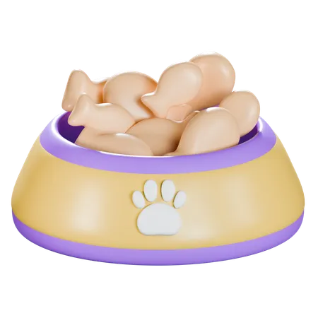 Tigela de comida para animais de estimação  3D Icon