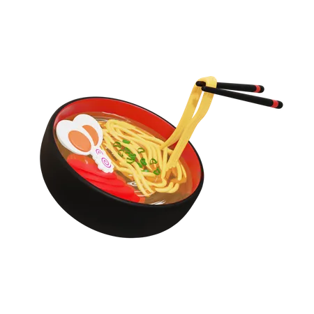 Tigela de macarrão ramen  3D Icon