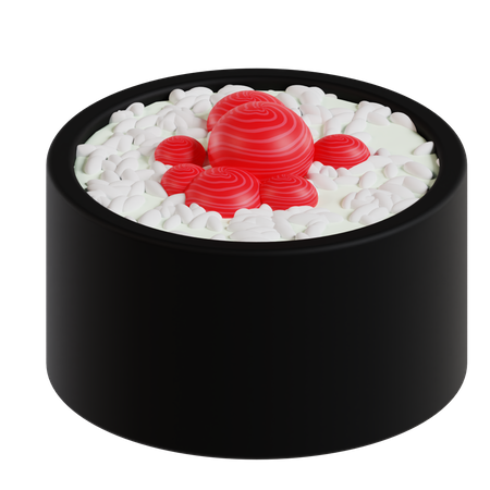 Tigela de sushi  3D Icon