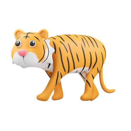 Tiger  3D Icon