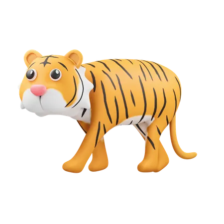 Tiger  3D Icon