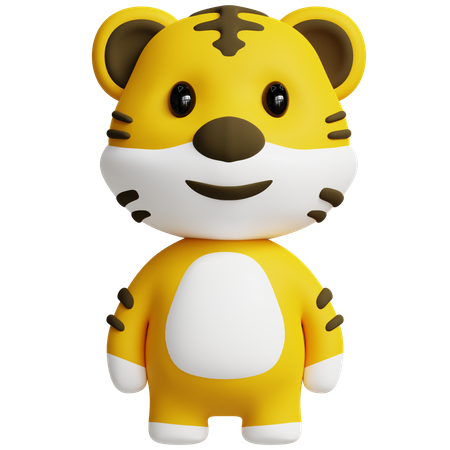 Tiger  3D Icon