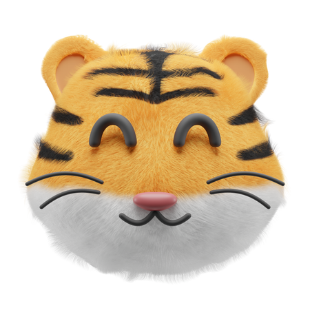 Tiger 3D Illustration
