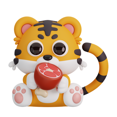 Tiger  3D Icon