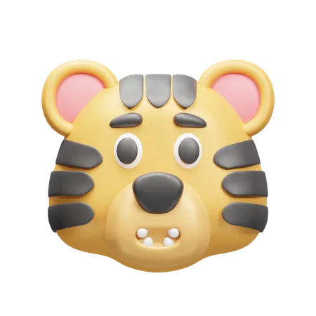 Tiger Animoji  3D Icon