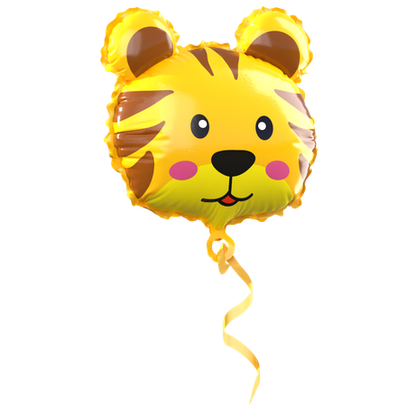 Tiger Balloon  3D Icon