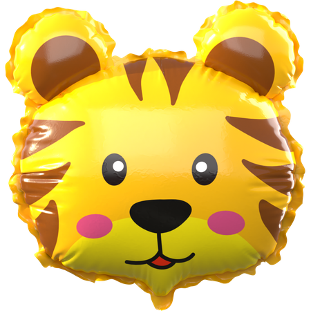 Tiger Balloon  3D Icon