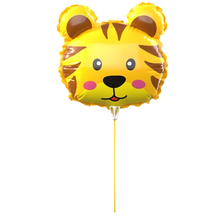 Tiger Balloon 3D Icon