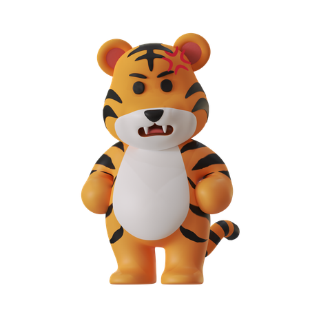 Tigerkaninchen  3D Icon