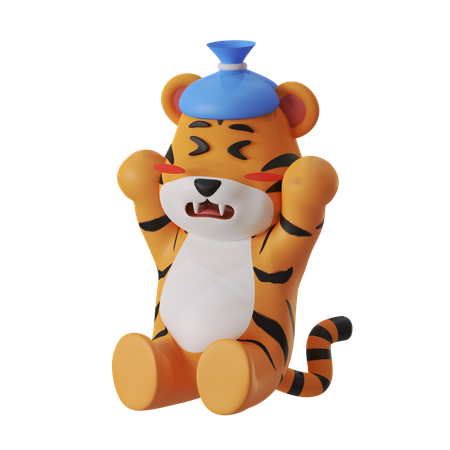 Tigerkrank  3D Icon