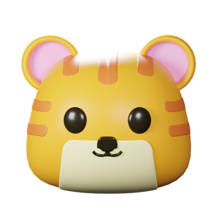 Tigerkopf  3D Icon