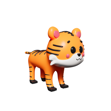 Tigre  3D Icon