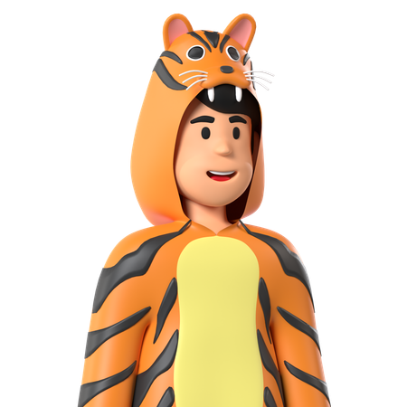 Tigre  3D Icon