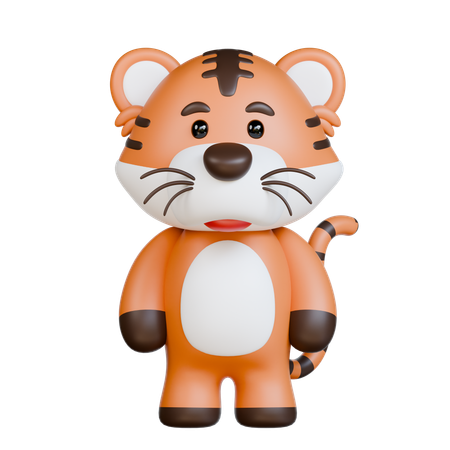 Tigre  3D Icon